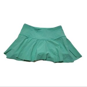 Lululemon Hit Your Stride Skirt Menthol Green Size 4 Womens